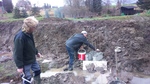 Januar 2016: Arbeiten am neuen Teich