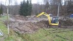 Januar 2016: Arbeiten am neuen Teich